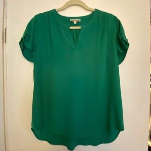 Emerald Green dressy top blouse